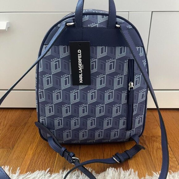 Karl Lagerfeld Paris Blue Adele Backpack Women\'s Backpack main image 5